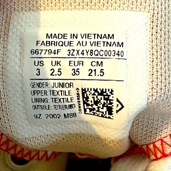 Converse Kids Sneakers - Red, White, and Blue - Picture 7 of 8